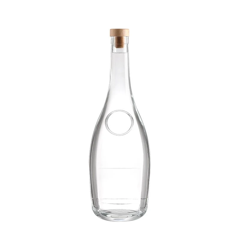 big glass wine bottle