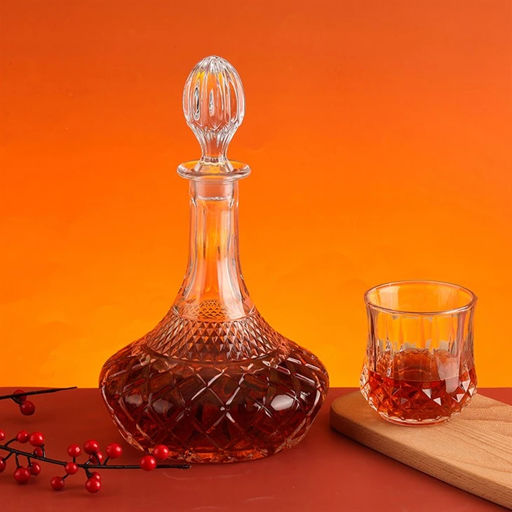 Fancy Vodka Glass Liquor Bottles