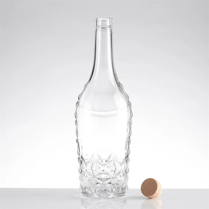 750ml Vodka Glass Liquor Bottles