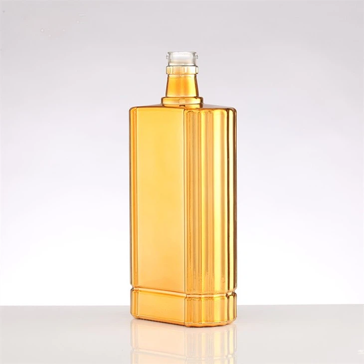 Golden Rum Whiskey Square Bottle 700ML